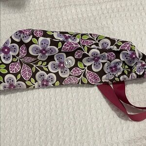 Floral Patterned Scrub cap